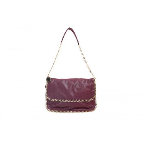 Stella McCartney 838 Burgundy Falabella PVC Cross Body Bag