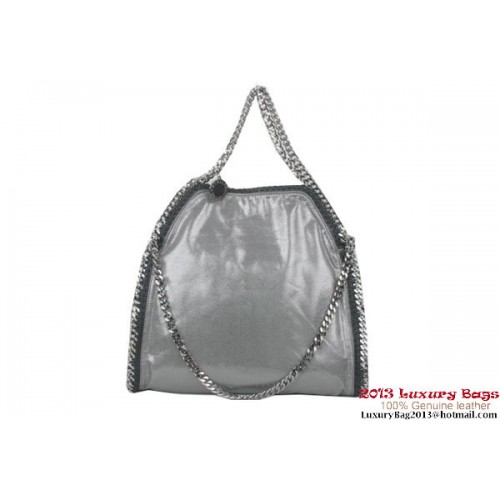 Stella McCartney Falabella PVC składana torba typu tote bag 809 srebrna