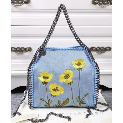 Stella McCartney Falabella Denim Bag SMC8866 Yellow