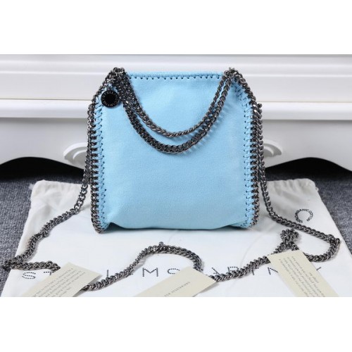 Torba dżinsowa Stella McCartney Falabella SMC895 jasnoniebieska