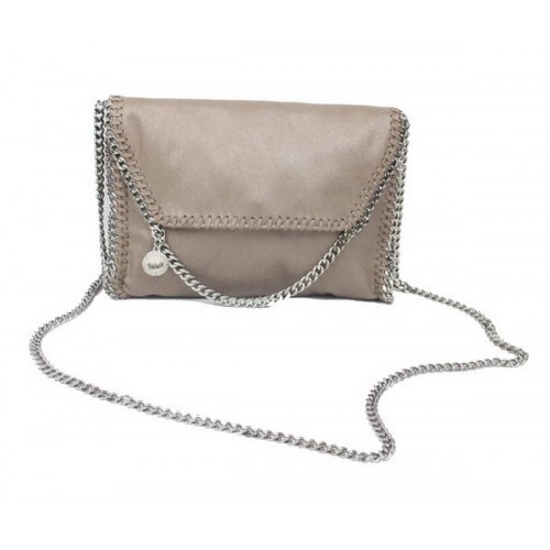 Stella McCartney Falabella Khaki PVC Torba na ramię 875 Srebrna