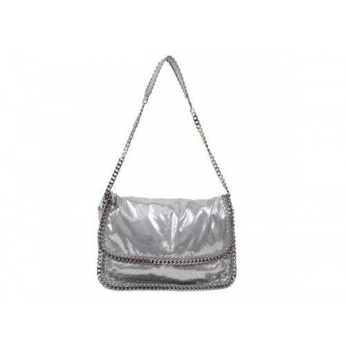 Stella McCartney Falabella PVC Torba na ramię 838 Srebrna