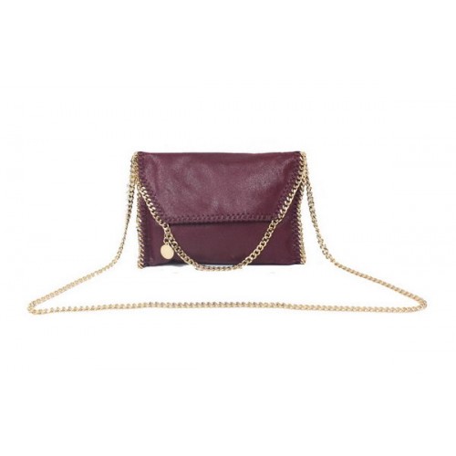 Stella McCartney Falabella PVC Cross Body Bag 875 Burgundy