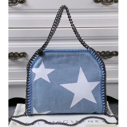 Stella McCartney Falabella Mała Torebka SM886 Niebieska