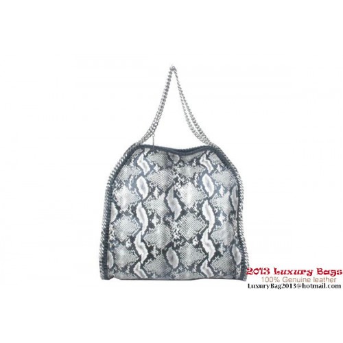 Stella McCartney Falabella Snake PVC składana torba typu tote bag 811 Grey