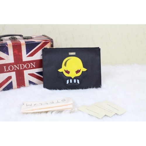 Stella McCartney SUPERBOHATER MAŁA KOPERTÓWKA Z ZAMKIEM SM8911 ŻÓŁTA