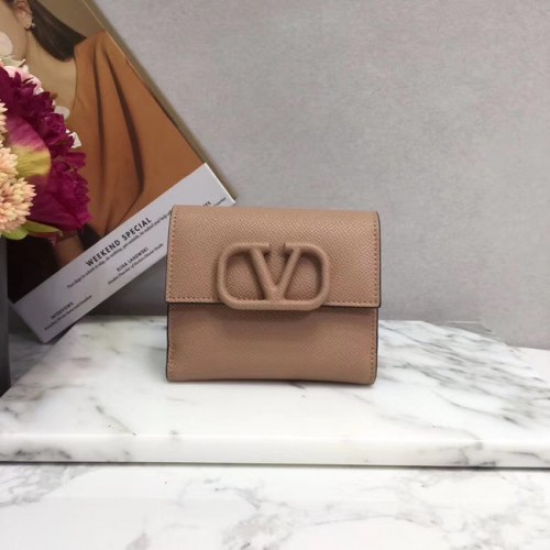 VALENTINO Oryginalna skórzana torebka na łańcuszku 067 różowa