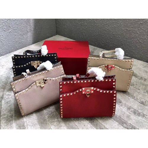 VALENTINO Oryginalna skórzana torebka na ramię 76388