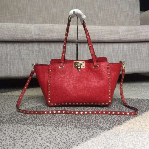VALENTINO Rockstud średnia torba 0972 czerwona