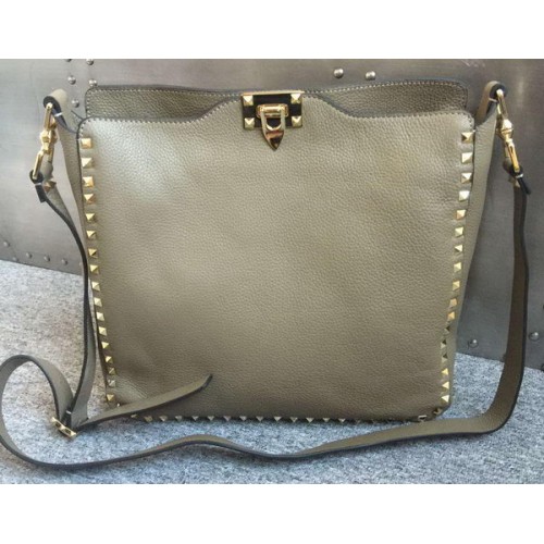 Torba Hobo Valentino Garavani Rockstud VO84499 Szara