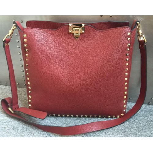 Valentino Garavani Rockstud Hobo Bag VO84499 Red