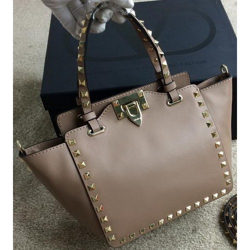 Valentino Garavani Rockstud Mini Torba Tote Oryginalna Skóra VG1918 Szara