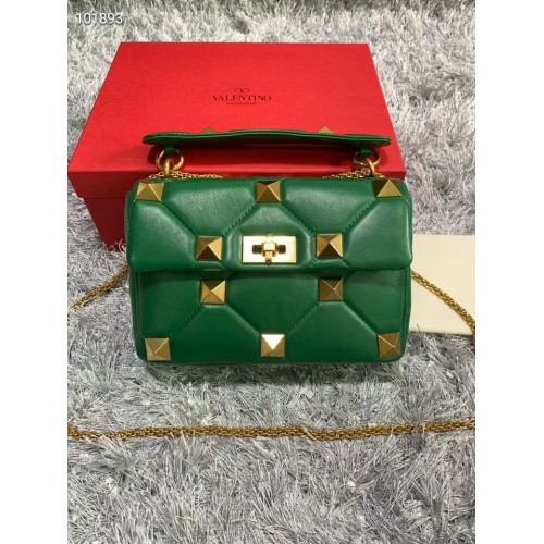Valentino Mini Garavan Roman Stud V2061 Zielony