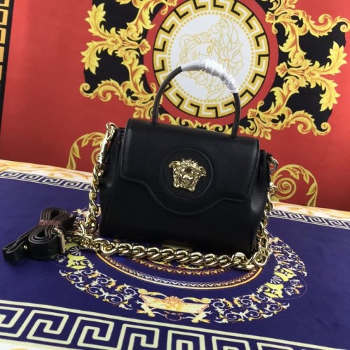 Torebka Versace Original Calfski Leather Bag FS1040 w kolorze czarnym
