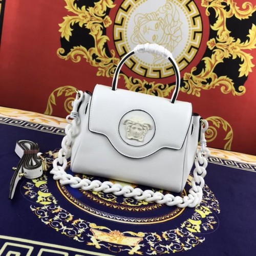 Torebka Versace Original Calfskin Leather Bag FS1040 biała