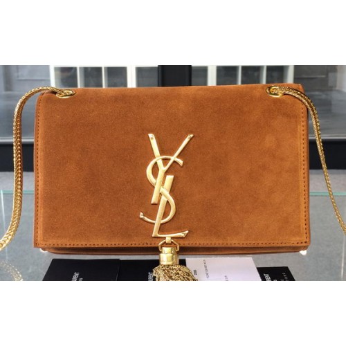 YSL Monogramme Cross-body Shoulder Bags Zamsz 311218 Wheat