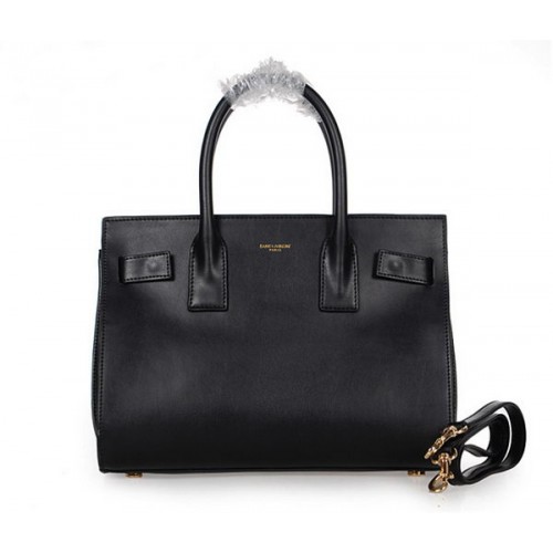 Klasyczna torba Mini Sac De Jour Yves Saint Laurent Y8338 Czarna