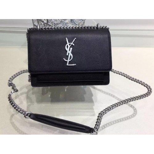 Yves Saint Laurent Torba na ramię typu cross-body Y13927 Czarna