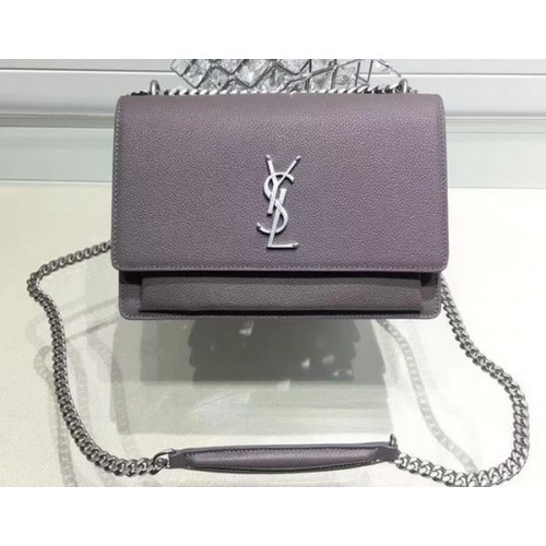 Yves Saint Laurent Torba na ramię typu cross-body Y13927 Szara