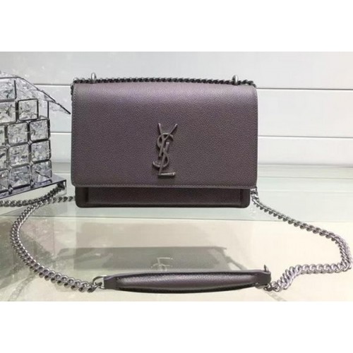 Yves Saint Laurent Torba na ramię typu cross-body Y13928 Szara