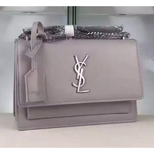 Yves Saint Laurent Torba na ramię Y8816 Szara