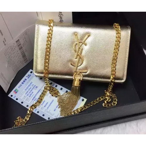 Yves Saint Laurent Torba na ramię Y9012 Gold