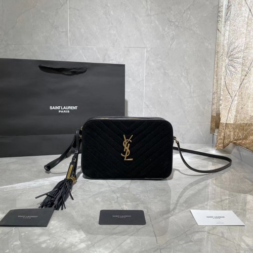 Yves Saint Laurent W ZAMSZU I GŁADKIEJ SKÓRY Y520534E czarny