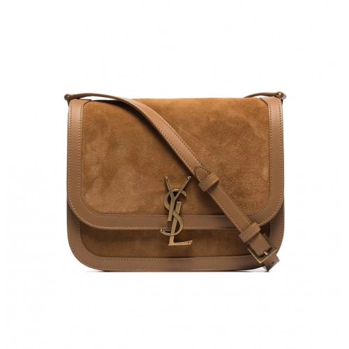 Yves Saint Laurent W ZAMSZU I GŁADKIEJ SKÓRY Y535025E brązowy