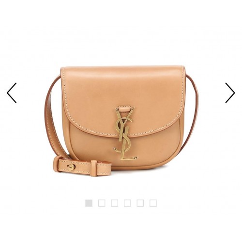 Yves Saint Laurent KAIA MAŁA TOREBKA Z GŁADKIEJ SKÓRY W KOLORZE BRĄZOWO-ZŁOTYM 61974