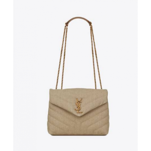 Yves Saint Laurent LOULOU SMALL Z PIKOWANEGO LNU Y549469