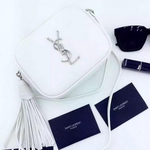 Yves Saint Laurent Monogram Blogger Bag Y16SS Biały