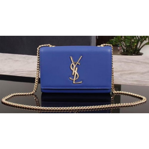 Yves Saint Laurent Monogram Torba na ramię 1311228 Niebieska