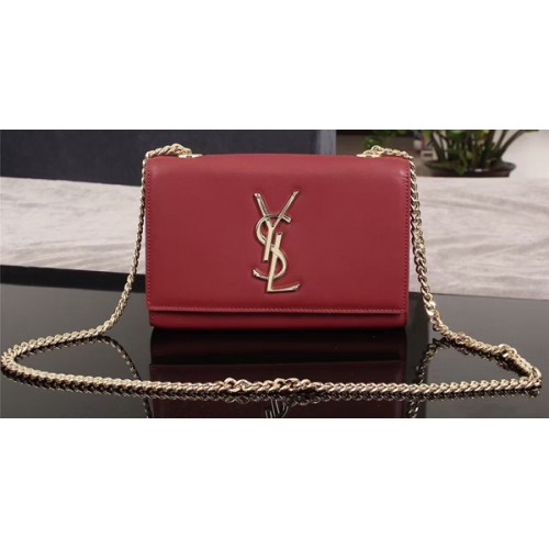 Yves Saint Laurent Monogram Torba na ramię 1311228 Burgundia