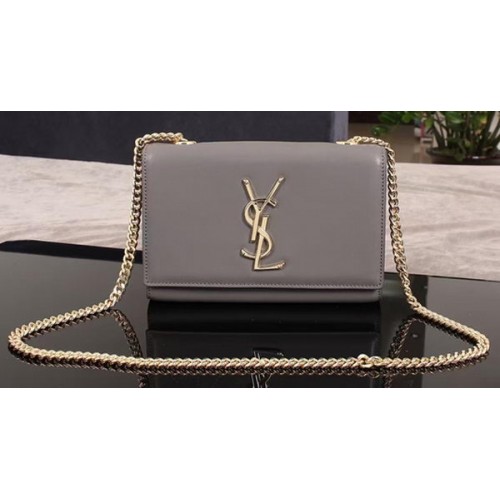 Yves Saint Laurent Monogram Torba na ramię 1311228 Szara