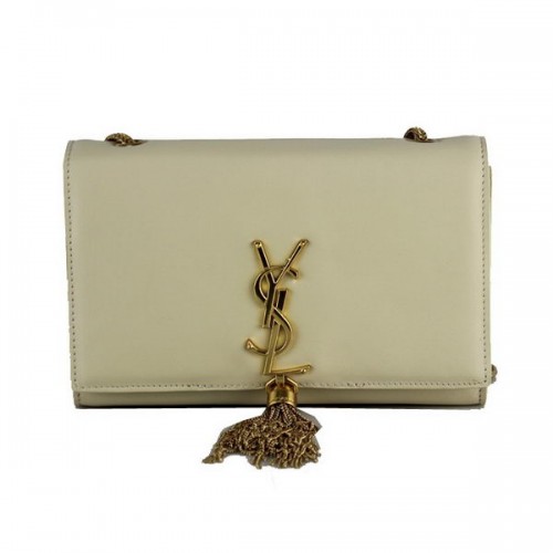Yves Saint Laurent Monogram Torba na ramię 66016 OffWhite