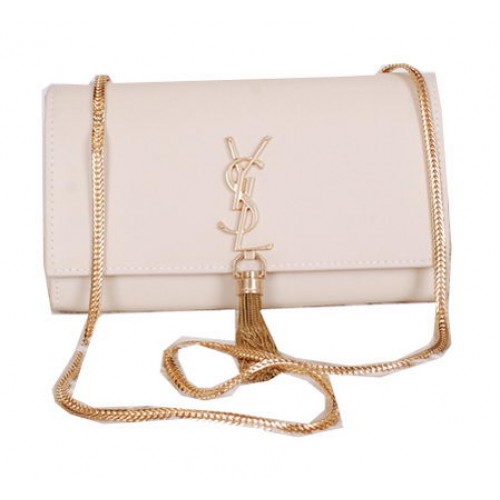 Yves Saint Laurent Monogram Torba na ramię Y7130 OffWhite