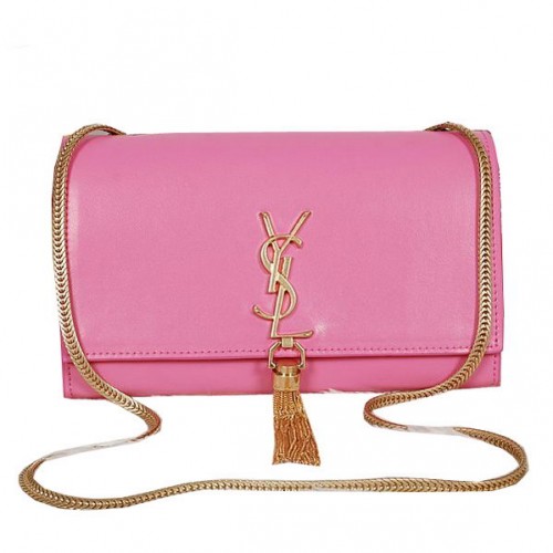 Yves Saint Laurent Monogram Torba na ramię Y7130 Różowa