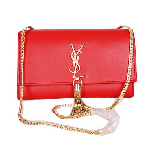 Yves Saint Laurent Monogram Torba na ramię Y7130 Czerwona