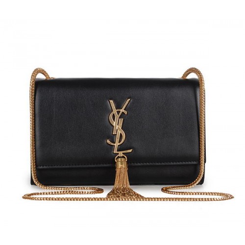Yves Saint Laurent mini Monogram Torba na ramię Cross-body 326076 Czarny