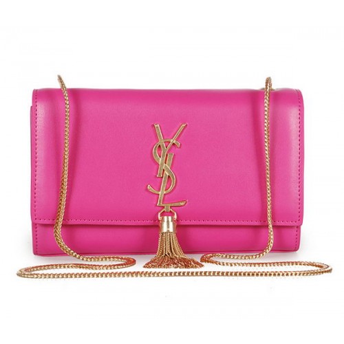 Yves Saint Laurent Mini Monogram Torba na ramię 326076 Różowa